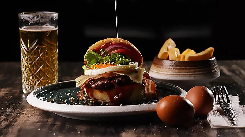 Burger Set Mazo Brasserie